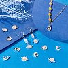 Unicraftale 32Pcs 4 Style Alloy Rhinestone Pendants FIND-UN0001-36-2