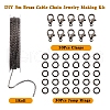 DIY 3m Brass Cable Chain Jewelry Making Kit DIY-YW0005-75B-3