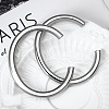 304 Stainless Steel Cuff Bangles for Men Women BJEW-Q042-06P-1