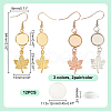 304 Stainless Stee Dangle Earring Findings EJEW-GA00003-2