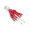 Glass Seed Beads Big Pendants PALLOY-MZ00687-02-3