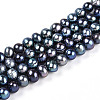 Natural Cultured Freshwater Pearl Beads Strands PEAR-N013-05C-02-5