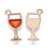 Alloy Enamel Pendants ENAM-G124-06B-2