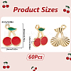 SUNNYCLUE 60Pcs Alloy Enamel Pendants ENAM-SC0005-75-2