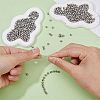 DICOSMETIC 304 Stainless Steel Round Seamed Beads STAS-DC0015-81A-3