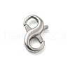 304 Stainless Steel Spring Gate Rings. 8-Shaped STAS-V008-30P-1