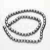 Electroplate Non-magnetic Synthetic Hematite Bead Strands G-F300-28-01-2
