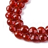 Natural Carnelian(Dyed & Heated) Beads Strands G-C179-A29-03-4