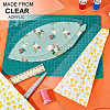 Transparent Acrylic Quilting Templates DIY-WH0381-004-6
