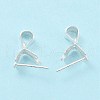 925 Sterling Silver Ice Pick Pinch Bails STER-Z001-018S-3