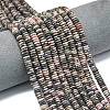 Frosted Natural Rhodonite Beads Strands G-K389-C42-01-1