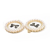 Alloy Enamel Pendants ENAM-G213-08LG-01-3