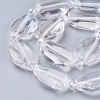Natural Quartz Crystal Beads Strands G-L519-A-01-1