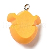 Cute Opaque Resin Pendants RESI-L038-08P-02-2