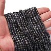 Natural Iolite Beads Strands G-RM25324-01-2