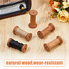 Wooden Empty Spools for Wire WOOD-WH0034-88-5