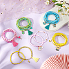 BENECREAT 32Pcs 32 Style Glass Seed Beaded Stretch Bracelets Set BJEW-BC0001-08-5
