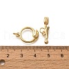 Brass Toggle Clasps KK-M298-06G-3