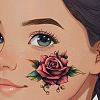 Plastic Makeup Painting Practice Board MRMJ-WH0101-005-4