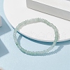 Natural Green Aventurine Rondelle Beaded Stretch Bracelets BJEW-JB09980-02-2