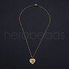 201 Stainless Steel Pendant Necklaces NJEW-S105-JN564-40-2-2