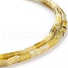 Natural Yellow Turquoise(Jasper) Beads Strands G-G783-12-3