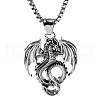 Dinosaur 201 Stainless Steel Pendant Necklaces for Men FS-WG4EE92-02-5