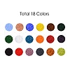 48000PCS 18 Colors 12/0 Grade A Round Glass Seed Beads SEED-JP0012-03-2mm-2
