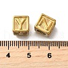 26Pcs 26 Styles 304 Stainless Steel Cube Beads STAS-V009-01G-3