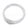 Unicraftale 60Pcs Stainless Steel Wire Necklace Cord DIY Jewelry Making TWIR-UN0001-14-1