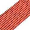 Natural Red Jasper Beads Strands G-P575-B22-4x2mm-2