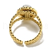 Ion Plating(IP) 304 Stainless Steel Open Cuff Rings RJEW-C079-13G-01-3