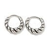 316 Surgical Stainless Steel Hoop Earrings EJEW-D096-19E-AS-1