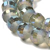 Electroplate Glass Beads Strands EGLA-Z001-03A-FR01-3