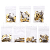 Alloy Glue-on Flat Pad Bails for Pendant Making PALLOY-TA0001-41-9