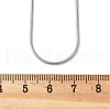 Non-Tarnish 304 Stainless Steel Snake Chain Necklaces NJEW-L160-010P-2