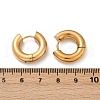202 Stainless Steel Polishing Hoop Earrings EJEW-M106-02G-01-5