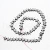 Non-magnetic Synthetic Hematite Bead Strands G-F300-24D-09-2