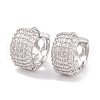 Rack Plating Brass Cubic Zirconia Earrings EJEW-S219-12P-01-1