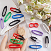 Gorgecraft 18Pcs 9 Styles Silicone Pendant SIL-GF0001-51B-3