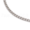 Brass Curb Chains Bracelet Making AJEW-JB01329-02-3