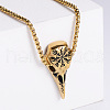 Retro Rock Punk Men's Thor Hammer Stainless Steel Pendant Necklaces RM0707-2-1