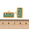 Cinco De Mayo Theme Alloy Enamel Pendants ENAM-V001-05J-G-3
