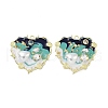 Rack Plating Alloy Enamel Pendants FIND-I038-16C-1
