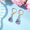Glass Seed Beads Leverback Earrings EJEW-MZ00398-01-1