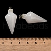 Natural White Jade Pendants G-Z055-02P-19-3