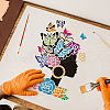 Plastic Reusable Drawing Painting Stencils Templates DIY-WH0202-262-5
