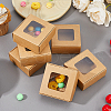 Kraft Paper Candy Storage Box CON-WH0084-90A-4