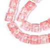 Cherry Quartz Glass Beads Strands G-N342-101-3