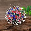 Ethnic Style Alloy & Rhinestone Finger Rings FS-WG504EF-08-1